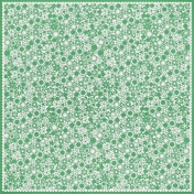 Green Flower Cutout Paper