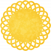 Quilted With Love- Modern- Yellow Doily