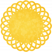 Quilted With Love- Modern- Yellow Doily