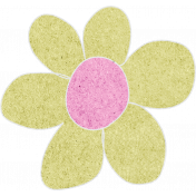 Lime Cardstock Flower