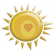 Sunshine and Lemons- Sun Sticker