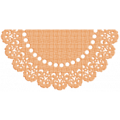 One Stop Bunting Shop- Flag Orange Doily 2