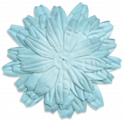 Oh Baby Blue Silk Flower