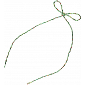 Summer Fields- Green Twine Bow