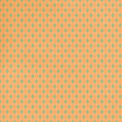 Garden Party- August 2014 Blog Train- Orange Ornamental Paper 2