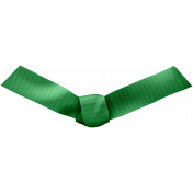 Color Basics Ribbon Knot Dark Green