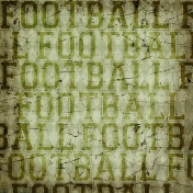 Football Paper Green