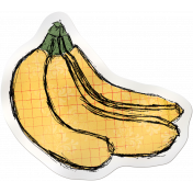 Kitchen Sticker Bananas