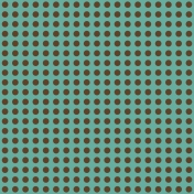 Miracle Paper Dots 001 Brown Teal