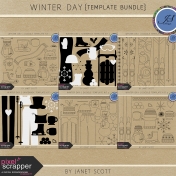 Winter Day- Template Bundle