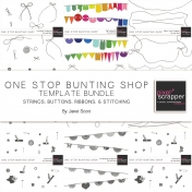 One Stop Bunting Shop Template Bundle