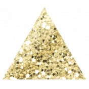 Amity Gold Glitter Bunting Banner 01