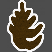 ::Joy Kit:: Pine Cone Sticker