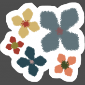 February 2021 BT: Flower Sticker