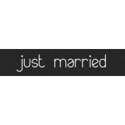 Hilary: Word Art: Just Married