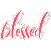 Blessed Word Art
