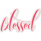 Blessed Word Art