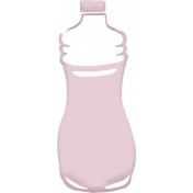 Pink Water Bottle Sticker