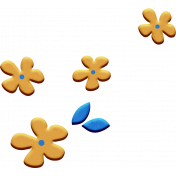 Scandinavian Element Scatter Flowers