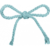 Love Never Fails Blue String Bow