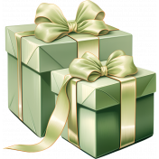 Antique Christmas: Green Gifts