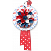 Patriot Cluster with Paper Flower