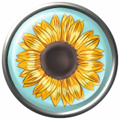 Sunflower Button