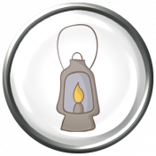 Camping Button 07