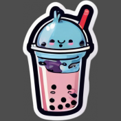 Bubble Tea Sticker 02