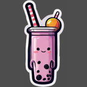 Bubble Tea Sticker 05