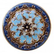 Colore Blu Button