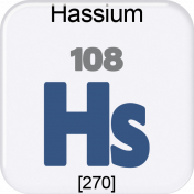 Genius Periodic Table 108 Hassium