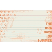 Dog Days of Summer Card