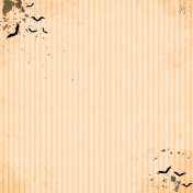 Sweet & Scary- Orange Striped Batty Paper