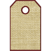 burlap tag