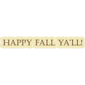 happy fall ya'll