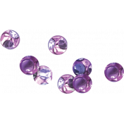 Purple Glass Beads (scatter)