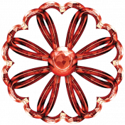 Red Gemstone Flower (01)