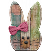Wooden Easter Bunny (02)