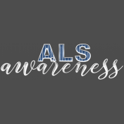 ALS Awareness Word Art
