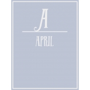 Calendar Pocket Cards Plus- april 02