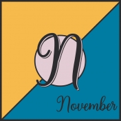 Calendar Pocket Cards Plus- november 06
