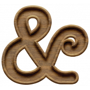 Snow Beautiful (Wood)- ampersand