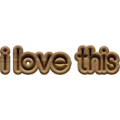 Snow Beautiful (Wood)- Wordart i love this