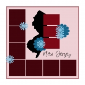 Layout Template: USA Map – New Jersey 