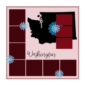 Layout Template: USA Map – Washington