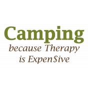 Camping Word Art