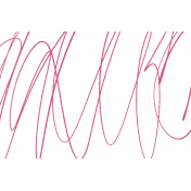 Pink Scribble Lines