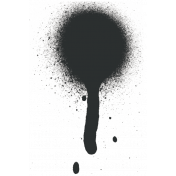 Black Paint Splotch 10b