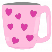 Heart Mug Sticker